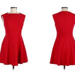 French Connection Red Feather Ruth Mini Dress
